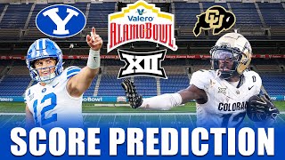 BYU Colorado SCORE PREDICTION | Alamo Bowl 2024