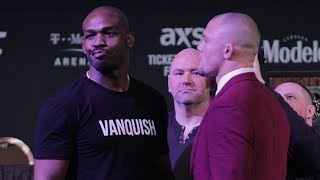 Jon Jones vs. Anthony Smith Face Off | UFC 235 Press Conference