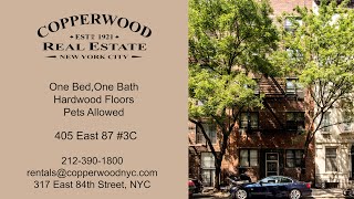 405 East 87 Apt 3C