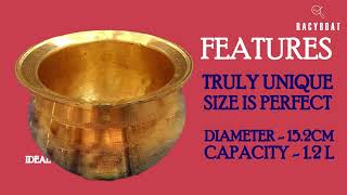 English - Zishta Handmade Traditional Vengala Paruppu Uruli Cooking Pot Review: Richness