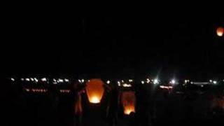 Floating Luminaries from Hutchinson Ks relay for Life