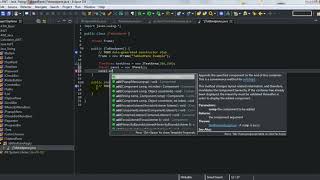 22. JTabbedPane Java Swing Tutorial without voice