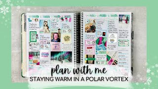 PLAN WITH ME | a snowy week staying warm at home ❄️ | #makselifeplanner | jan. 8-14