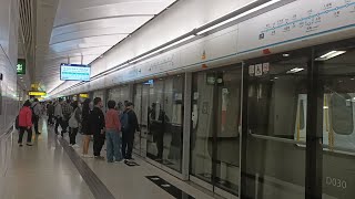 【終於搭到我的 @MTR-AC739 正頻道愛車做往落馬洲支綫囗岸】東鐵綫 R Train D028 D030 上行往落馬洲全程 (進入落馬洲二台/車門已落左廣告)