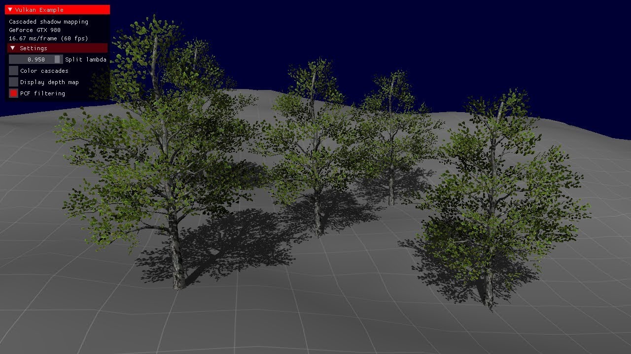 Vulkan Api Cascaded Shadow Mapping Youtube
