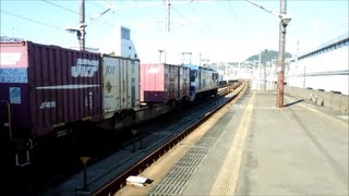 JR貨物 EF210-15号機[岡] 貨物列車5053レ【約2時間15分遅れ＆低速通過】