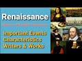 Renaissance Period || Characteristics || Writers & Works || History of English Literature