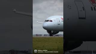 Air Canada Dreamliner at Amsterdam Schiphol Airport