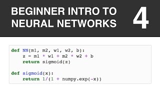 Beginner Intro to Neural Networks 4: First Neural Network in Python