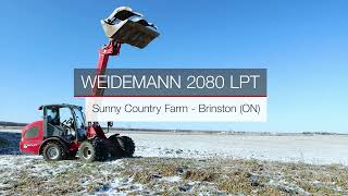 Weidemann 2080LPT at Sunny Country Farm