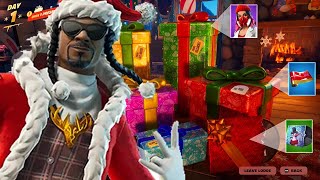 Snoop Dogg SOFORT und Welche GRATIS Items du in welchen Geschenken findest in Fortnite Winterfest