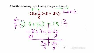 A1 3.3 Multi-Step Equations FlippedMath