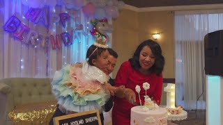 Mia's 1 year old Birthday Celebration | SONY ZV 1