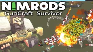 #7 凄まじい破壊力の銃で荒地のラスボスとバトル！ヴァンサバ系ローグライクアクション【NIMRODS:GunCraft Survivor】