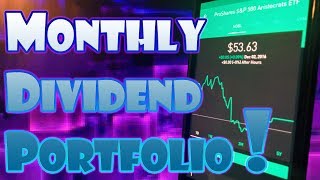 Robinhood APP - $100 High Dividend and Monthly Dividend Payment Portfolio!