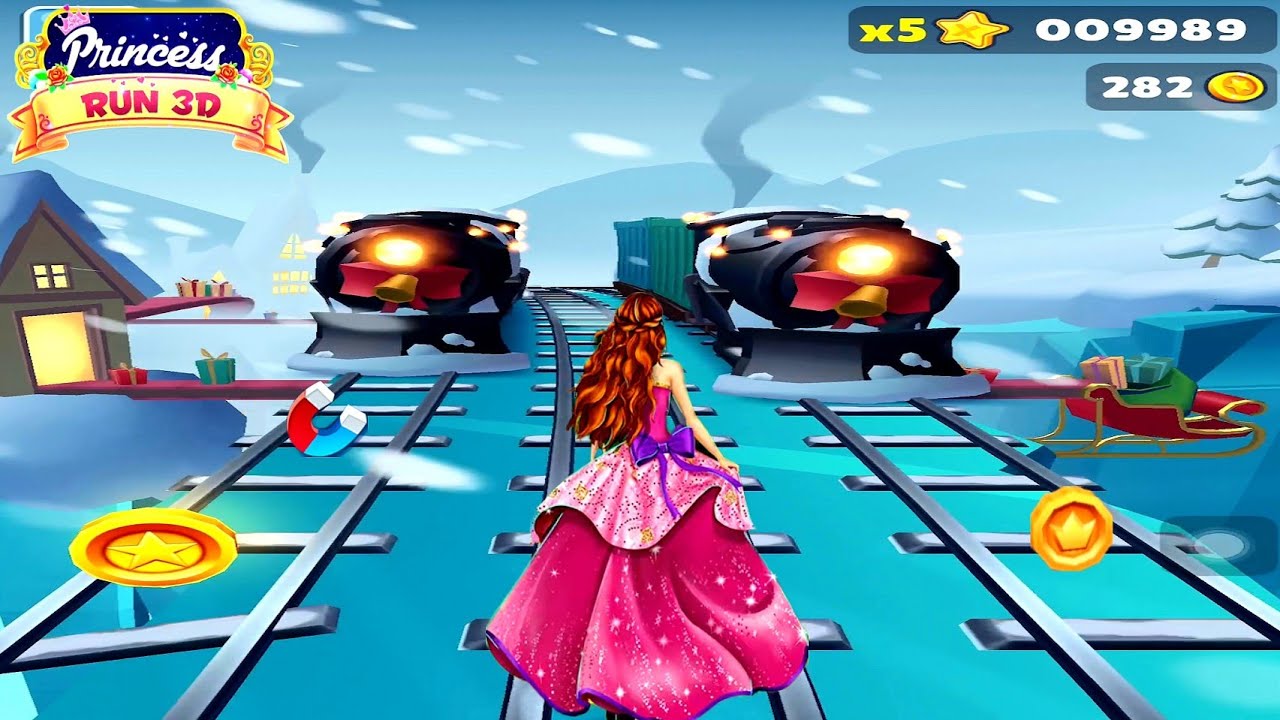 Princess Run 3D Game - Barbie Princess Pink Dress | Android/iOS ...