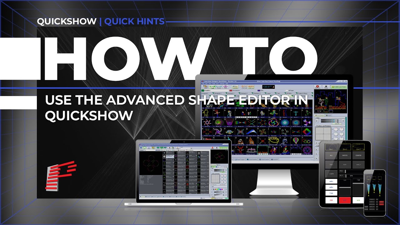 How To Use The Advanced Shape Editor In Quickshow Youtube
