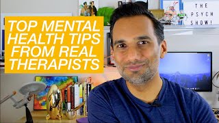 Mental health tips from 75 therapists