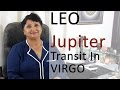 Leo (Moon): Jupiter Transit In Virgo On 11th Aug 2016 Until 12 Sep 2017