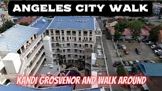 Kandi Grosvenor in Angeles City, Philippines. walking around the area.