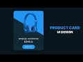 Product Card UI Design using Html & CSS | E-commerce Product Card Design Tutorial