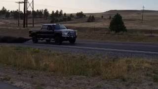 Duramax coal roll Billings MT 2006 LBZ smoke demonstration 60 over injectors