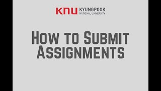 LMS Training Submitting Assignments