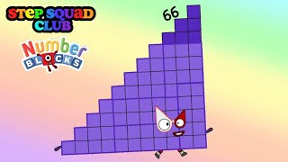 NUMBERBLOCKS STEP SQUAD CLUB | LEARN TO COUNT NUMBERS | hello george