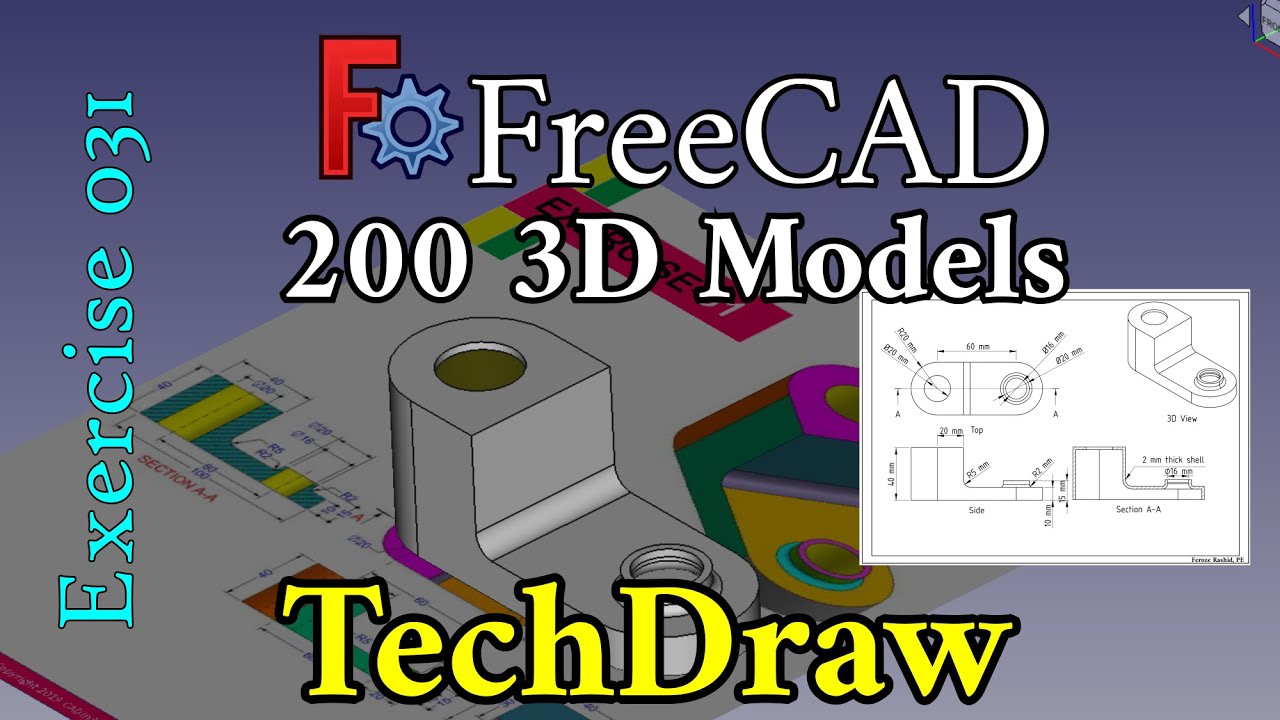 Technical Drawing Freecad At Wilford Shaw Blog