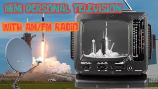 2003 Mini Personal Television With AM/FM Radio Shaw Direct New Channel Lineup And SpaceX Launch