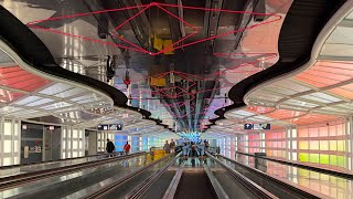 Chicago O'Hare Airport Arrival (ORD) Walking Directions - Arrival to Sky Train - Car Rental Facility