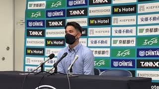 試合後ヘッドコーチ会見_20221001_アウェー京都戦