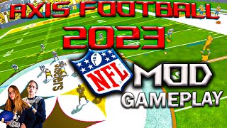 THIS IS NFL MOD GAMEPLAY FOR AXIS FOOTBALL 2023