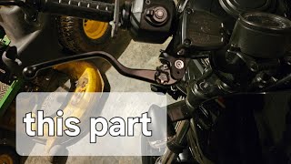 How to replace Brake lever Harley nightster rh 975