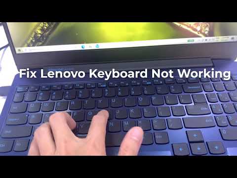 How to Fix Lenovo Keyboard Not Working