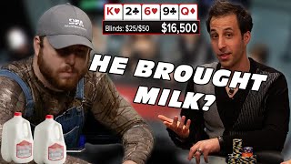 Real Life Milk Man Wins a Seat on Poker Night | Hand of the Day presented by BetRivers