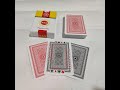555 New Marked Deck Cheating Paper Playing Cards Bridge Size  - RED