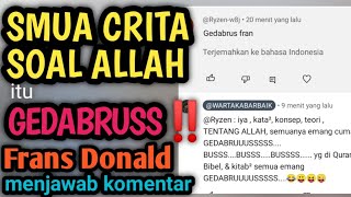 crita soal TUHAN/ALLAH/GOD SEMUA HANYA GEDABRUSS‼️