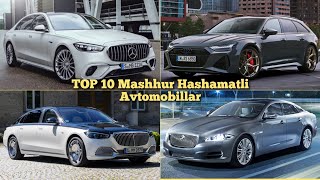 TOP 10 Mashhur Hashamatli Avtomobillar