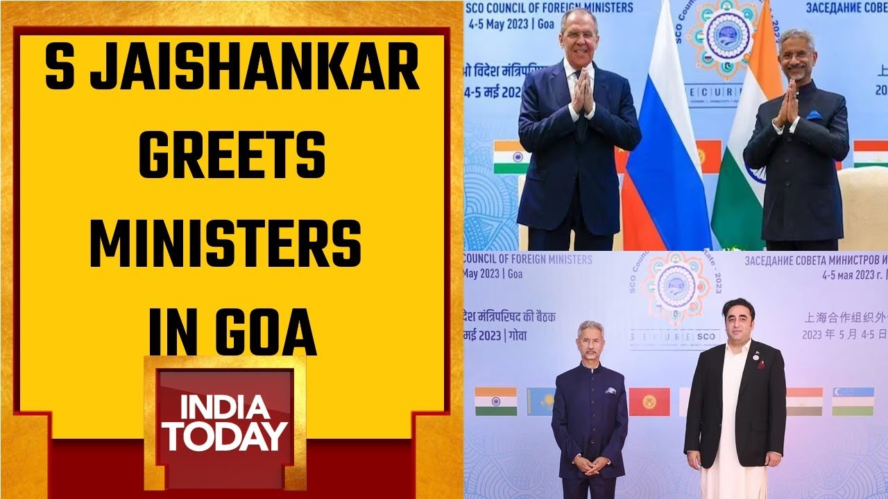 S Jaishankar Welcomes Ministers For The SCO Meet In Goa | Watch This ...