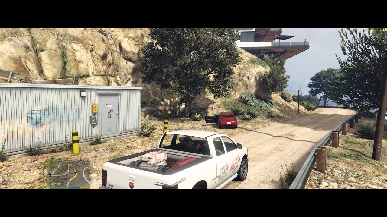 GTA V PC Gameplay 1 GTX 970 SLI 3440x1440p - YouTube