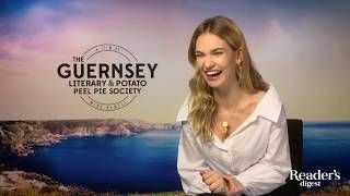 Lily James: The Guernsey Literary and Potato Peel Pie Society Interview