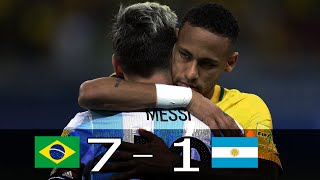 Melhores momentos de Brasil 7 x 1 Argentina | Copa América 2021 | PARÓDIA