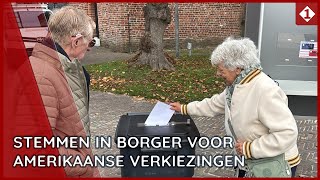 Stemmen in Borger voor Amerikaanse verkiezingen: ‘Trump is een bedreiging voor de democratie’