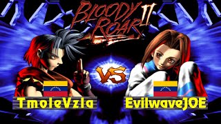 【Bloody Roar 2/Arkadyzja】TmoleVzla vs EvilwaveJOE【08/23/24】