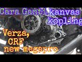 cara mengganti kampas kopling verza , CRf , new megapro