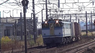 EF65 2127＋コキ 5087レ 枇杷島駅～清洲駅間通過