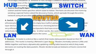 Hub, Switch, & Router Explained - What's the difference? |What is Hub,Bridge,switch and RouterHindi
