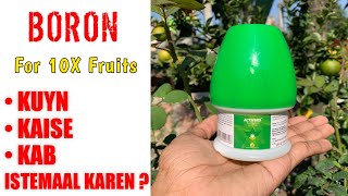 How To Use Boron Fertilizer On Plants (IN HINDI) Benefits Of Boron In Plants | Boron Ethanolamine