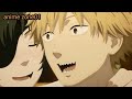 denji u0026 himeno funny moments 😂 denji first kiss chainsaw man latest ep